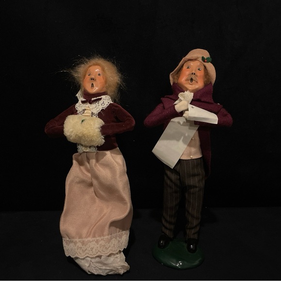 Byers choice carolers lot of 2 1987